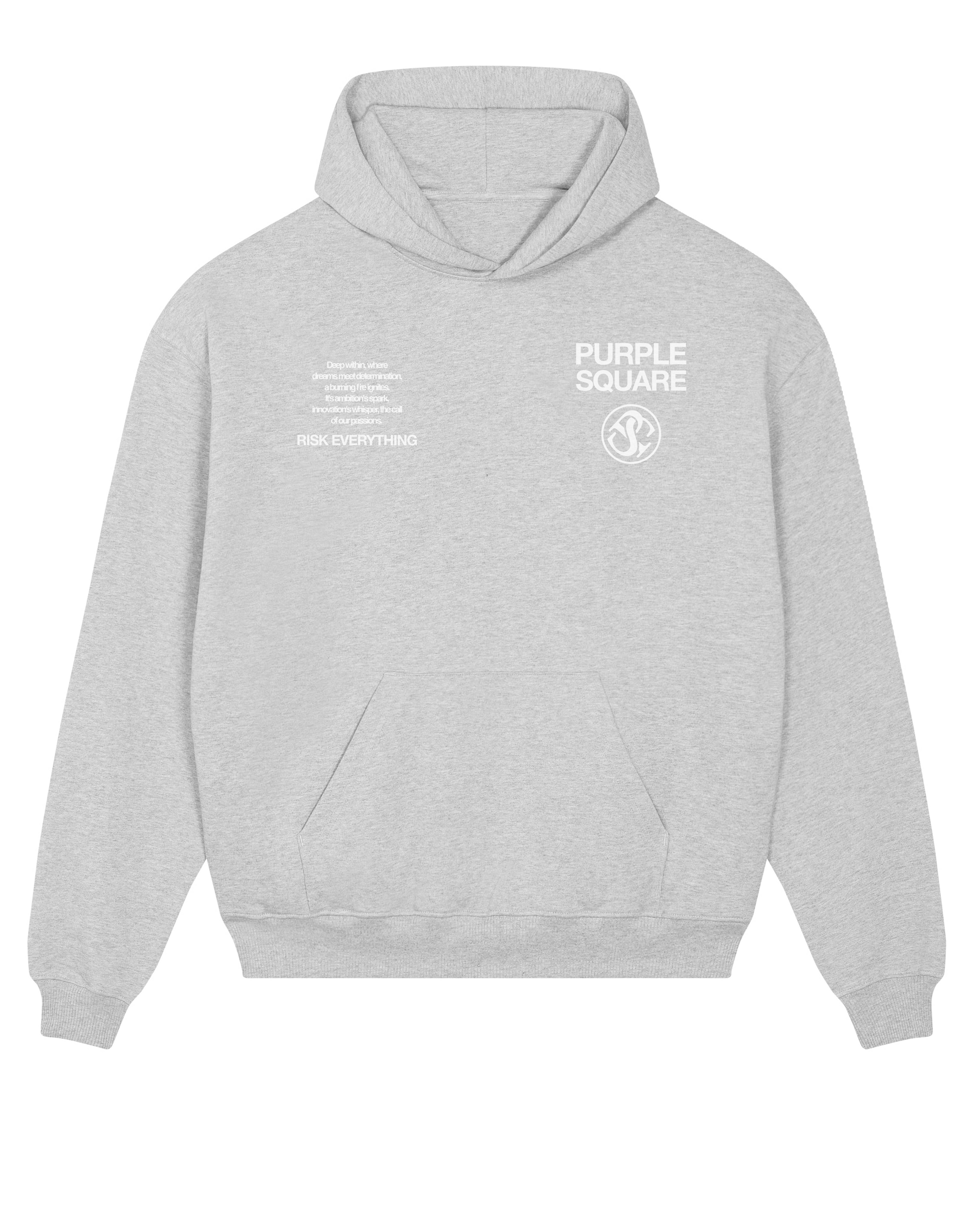 QUOTE - Hoodie - Heather Grey