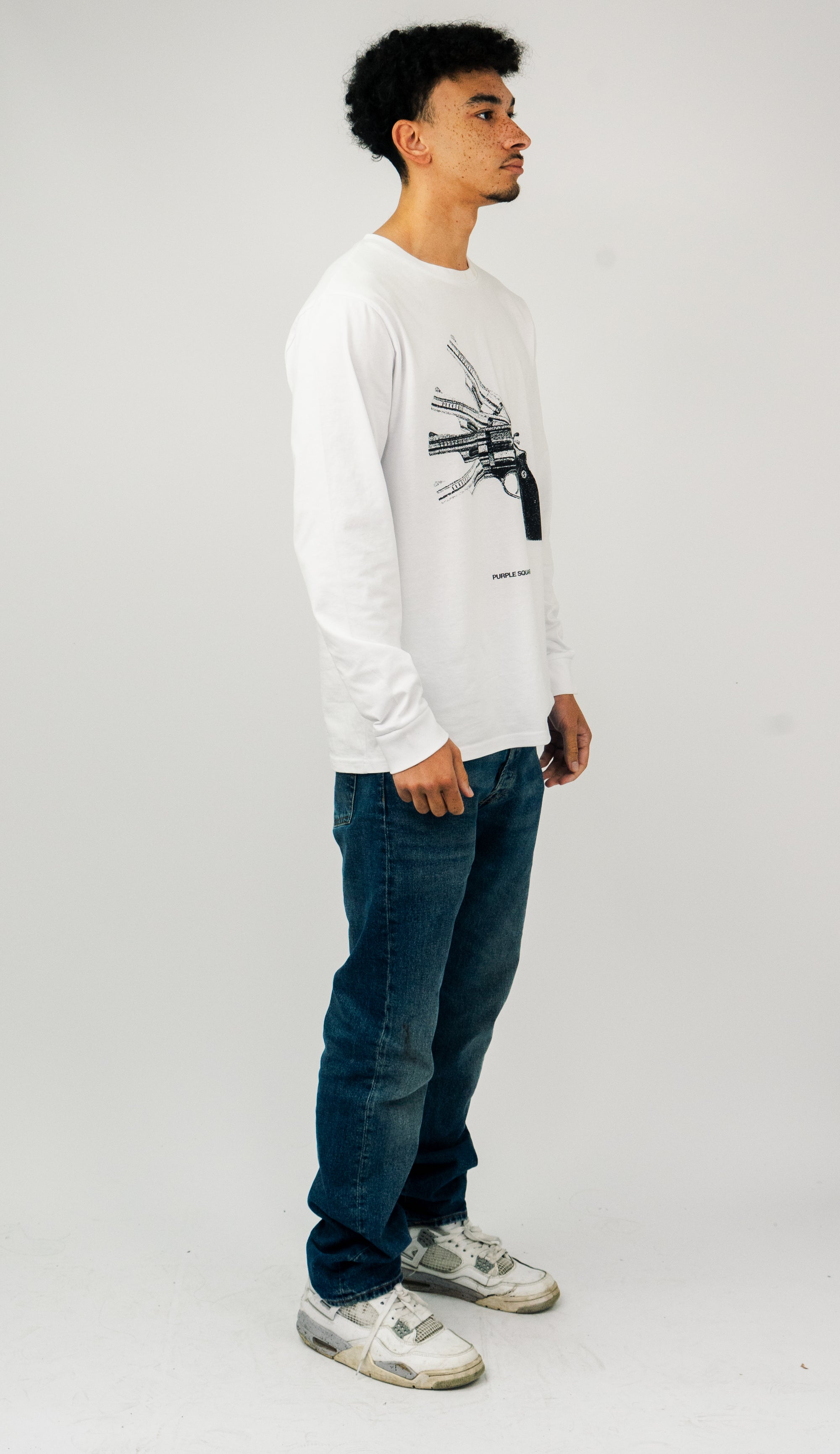 REVOLVER - Longsleeve - White