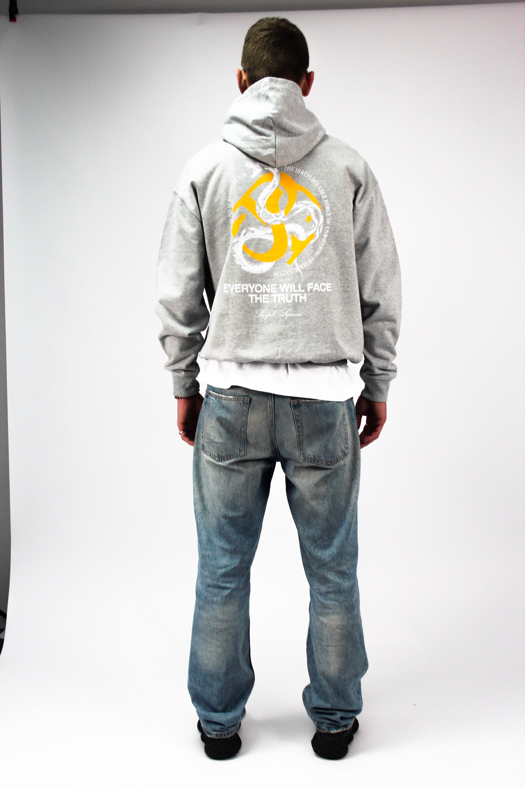 SNAKE - Hoodie - Heather Grey