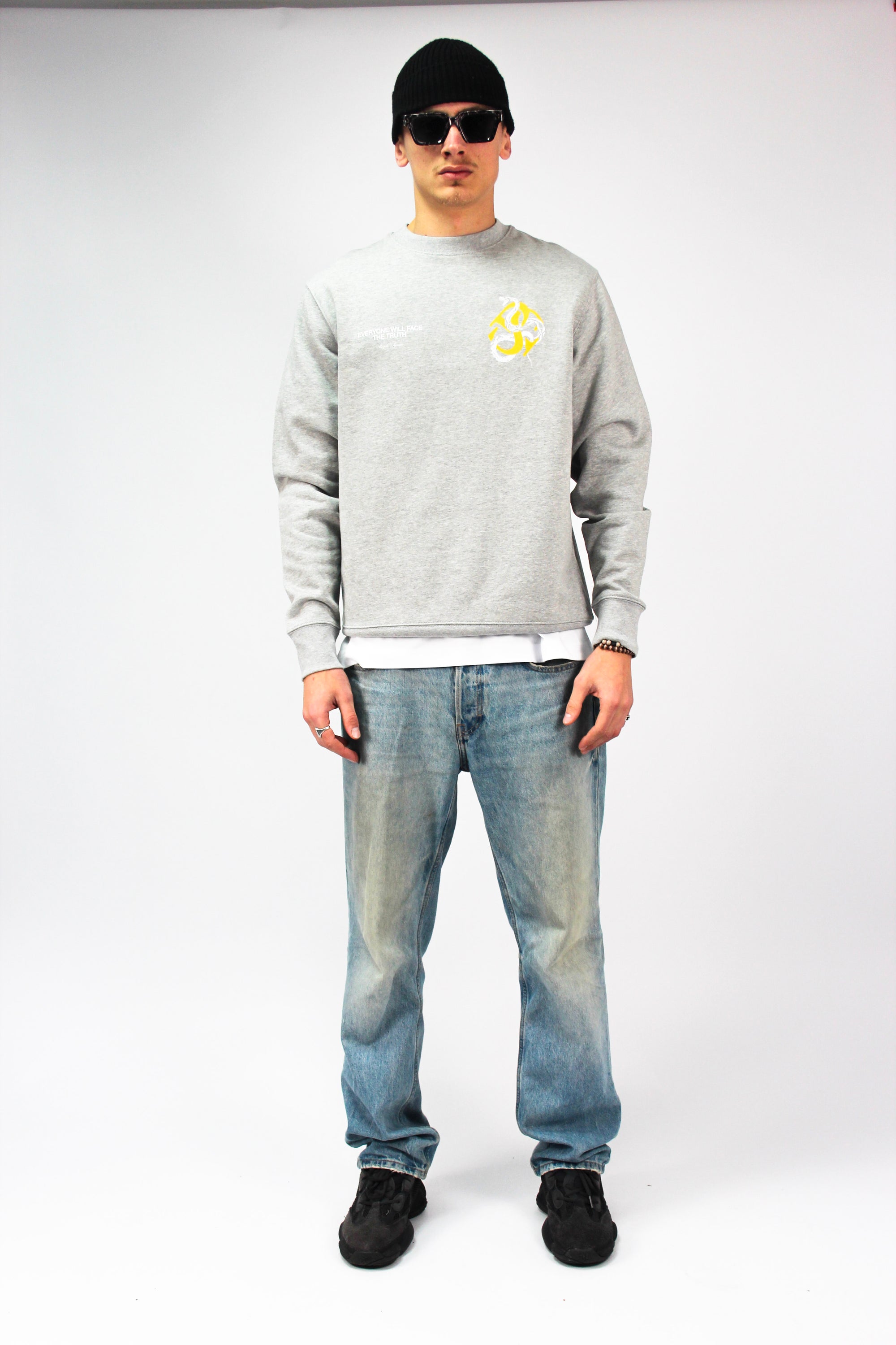 SNAKE - Sweater - Heather Grey