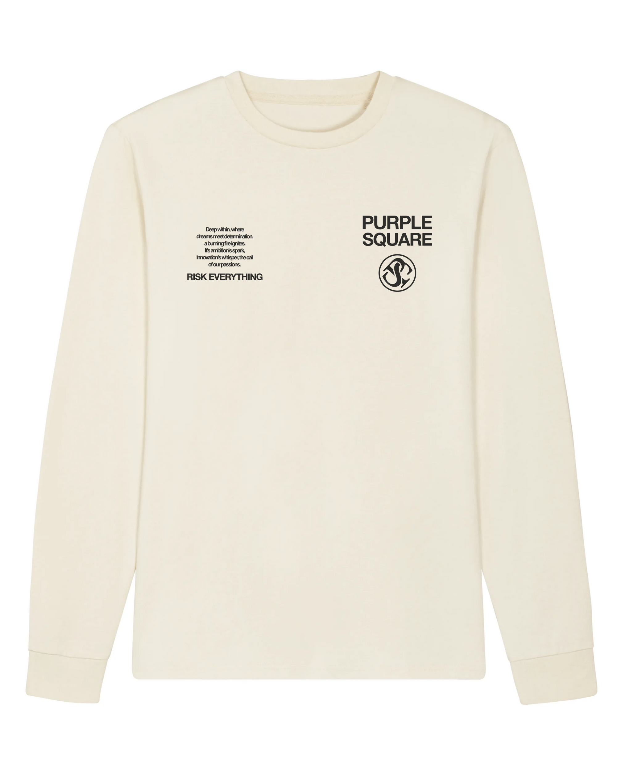 QUOTE - Longsleeve - Natural Raw