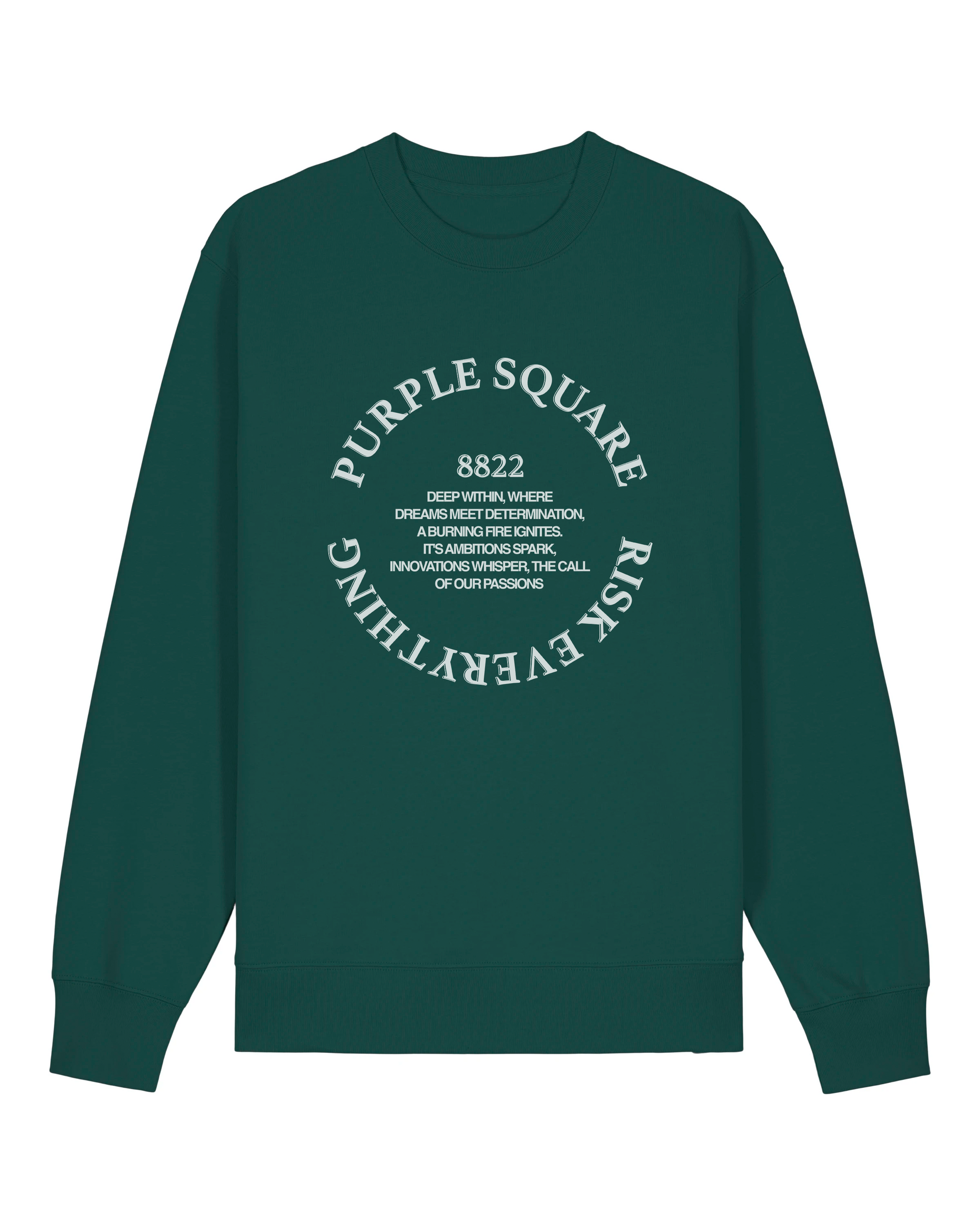 CIRCLE QUOTE - Sweater - Glazed Green