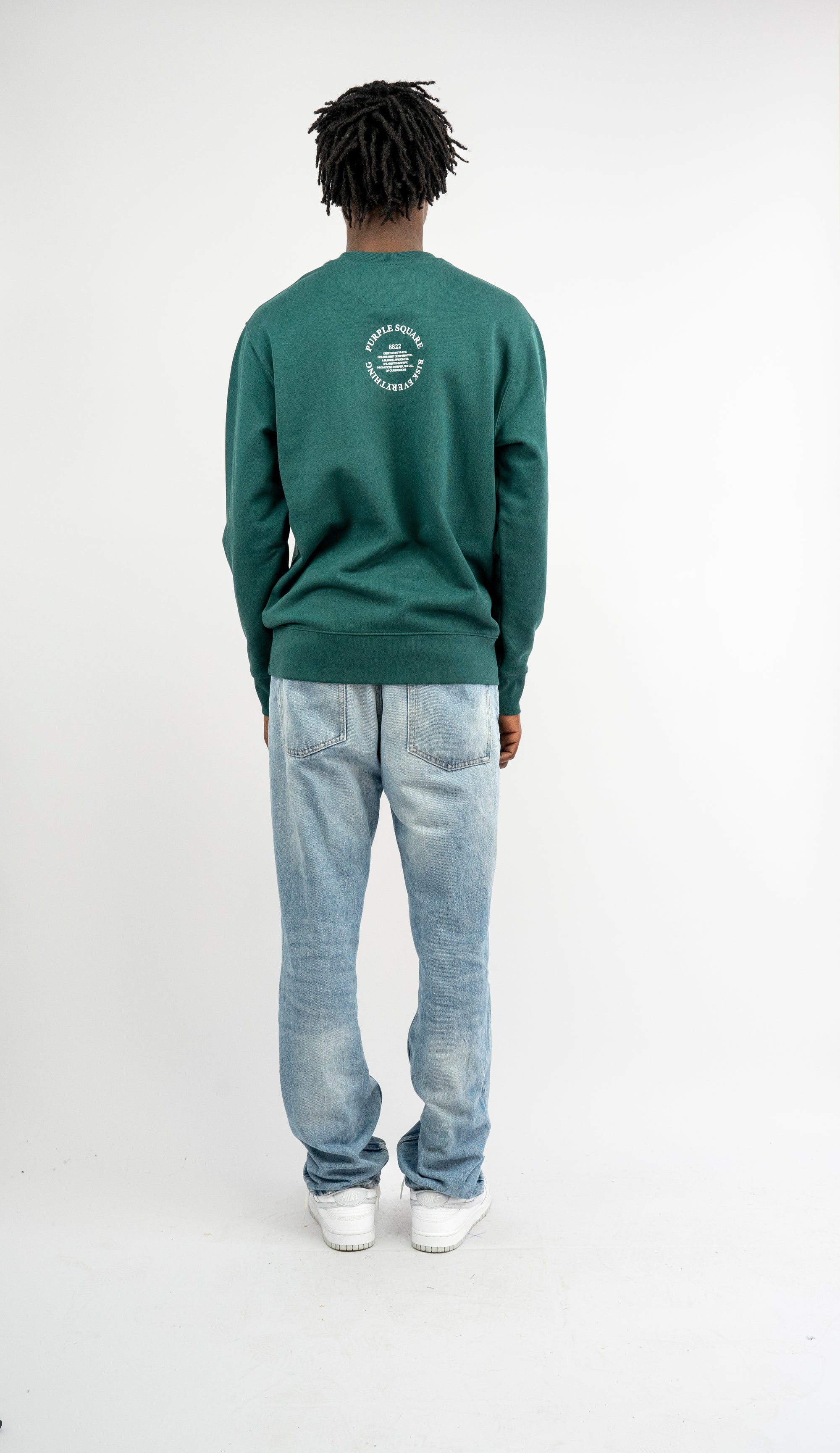 CIRCLE QUOTE - Sweater - Glazed Green